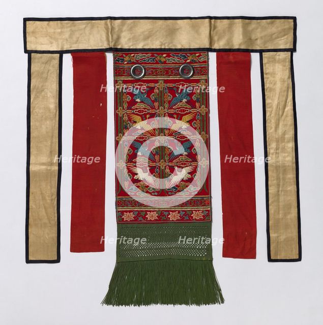 Back Apron for the Royal Ceremonial Robe, late 1800s-early 1900s. Creator: Unknown.