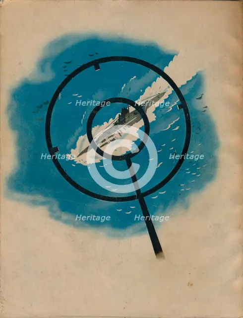 Back cover of Coastal Command, 1943. Artist: Unknown.