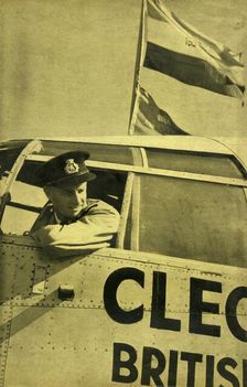 Back cover of "Merchant Airmen", 1946. Creator: Unknown