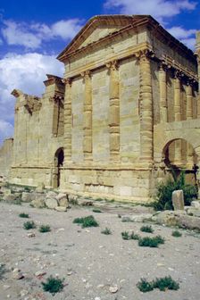 Back of temples, Sbeitla, Tunisia. Creator: Vivienne Sharp