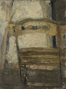 Back of a Chair, 1880. Creator: James Ensor