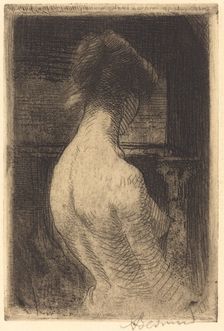 Back of a Woman (Dos de Femme), 1889. Creator: Paul Albert Besnard