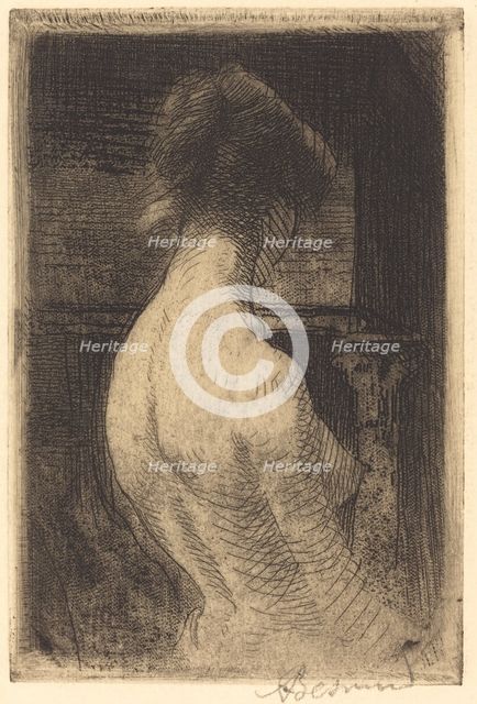 Back of a Woman (Dos de Femme), 1889. Creator: Paul Albert Besnard.