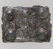 Back Plate from a Belt Buckle, Frankish, 675-725. Creator: Unknown