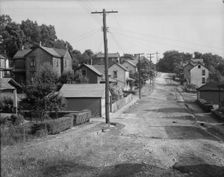 Back street, Mount Pleasant, Pennsylvania, Westmoreland County, 1935. Creator: Walker Evans