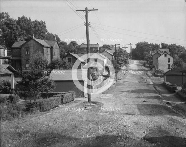 Back street, Mount Pleasant, Pennsylvania, Westmoreland County, 1935. Creator: Walker Evans.