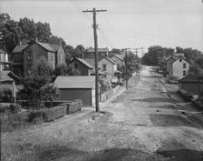 Back street, Mount Pleasant, Pennsylvania, Westmoreland County, 1935. Creator: Walker Evans