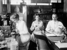 Bacteriology - Dr. George Stiles, 1912. Creator: Harris & Ewing