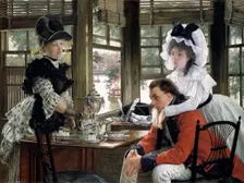 Bad news (The Parting) 1872. Creator: James Tissot