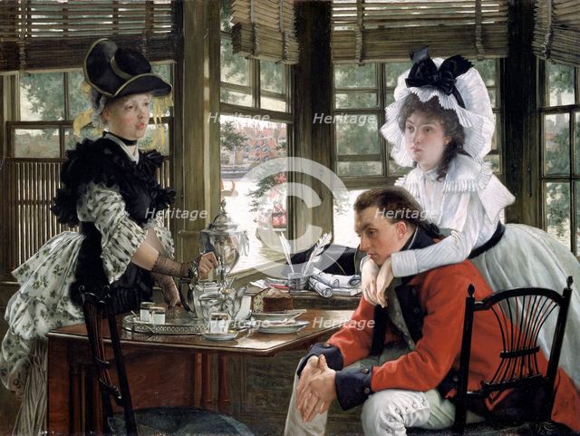 'Bad news (The Parting)', 1872. Creator: James Tissot.