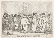 Bad News Upon Change, December 28, 1794., December 28, 1794. Creator: Thomas Rowlandson