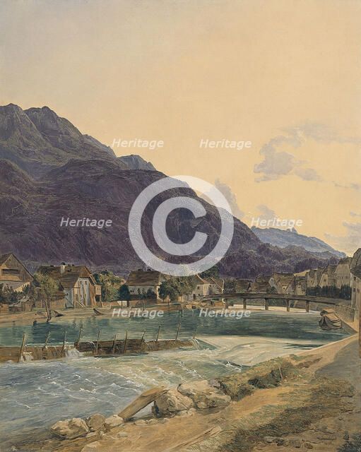 Bad Ischl, 1836. Artist: Waldmüller, Ferdinand Georg (1793-1865)