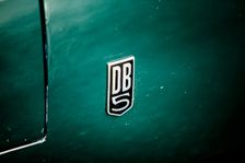 Badge of a 1965 Aston Martin DB5. Creator: Unknown