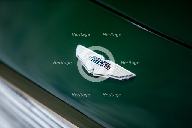Badge of a 1961 Aston Martin DB4 GT previously owned by Donald Campbell. Creator: Unknown.