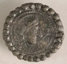 Badge of Edward II or John the Baptist, British, 14th-15th century. Creator: Unknown