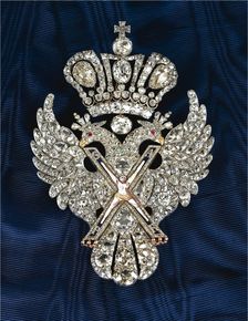 Badge of the Order of St. Andrew the Apostle the First-Called, c. 1800. Artist: Orders, decorations and medals