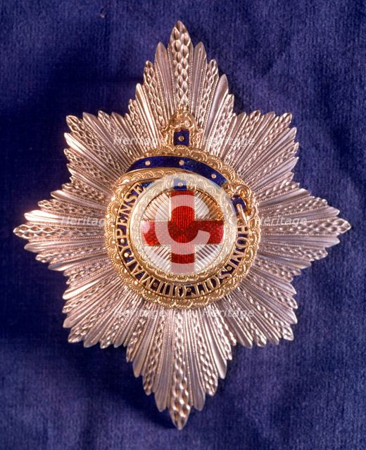 Badge of the Order of the Garter, c1955. Creator: Arthur Charles Kirby Ware.