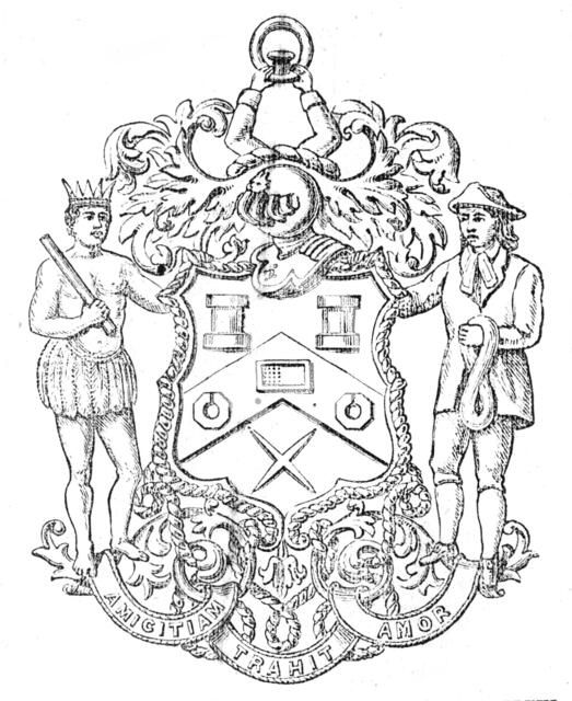 Badge presented to the Master of the Worshipful Company of Gold and Silver Wire-drawers, 1880. Creator: Unknown.