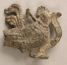 Badge with Cockney, British, 15th century. Creator: Unknown