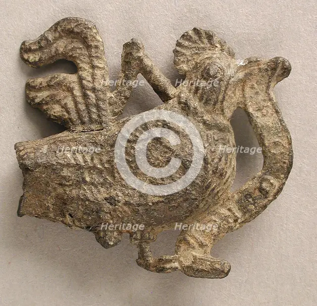 Badge with Cockney, British, 15th century. Creator: Unknown.