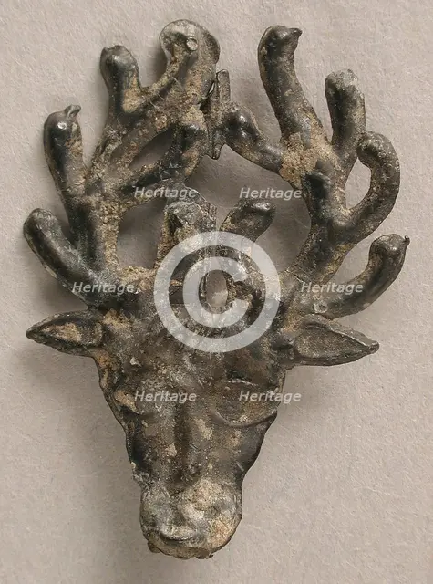 Badge with Hart of Richard II, British, 14th-15th century. Creator: Unknown.
