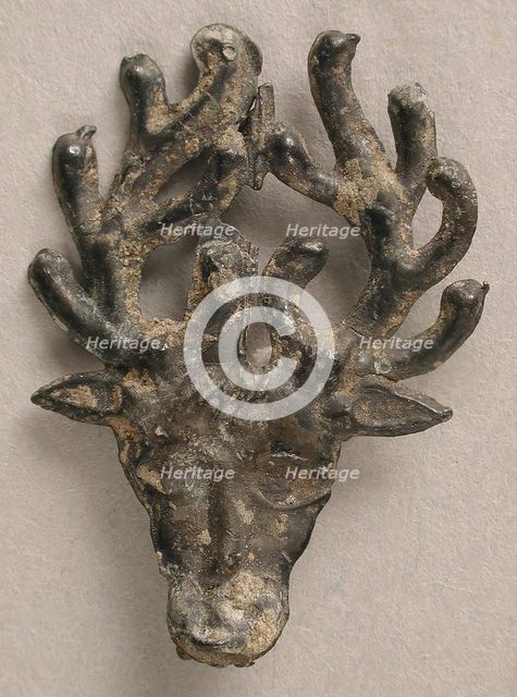Badge with Hart of Richard II, British, 14th-15th century. Creator: Unknown.