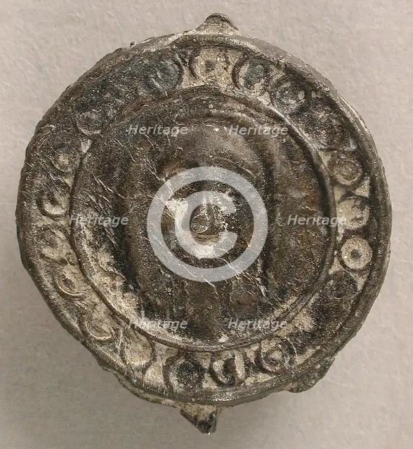Badge with Head of Christ, British, 14th-15th century. Creator: Unknown.
