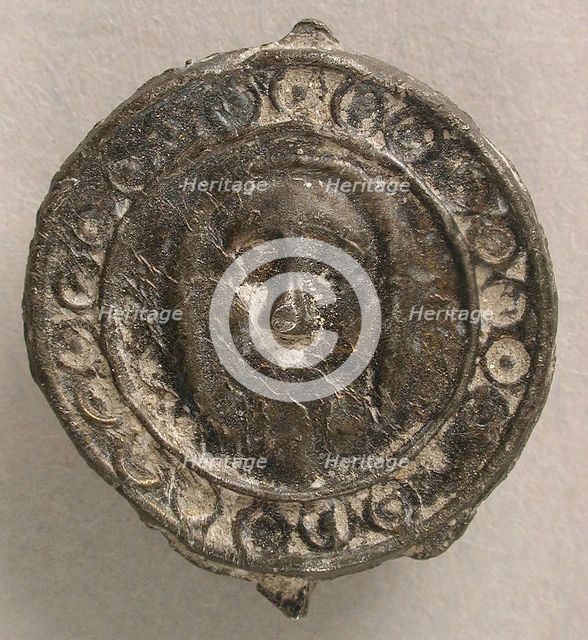 Badge with Head of Christ, British, 14th-15th century. Creator: Unknown.
