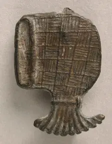 Badge with Hood of Saint Dorothy, British, 15th century. Creator: Unknown