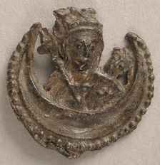 Badge with Madonna and Infant, British, late 15th-early 16th century. Creator: Unknown