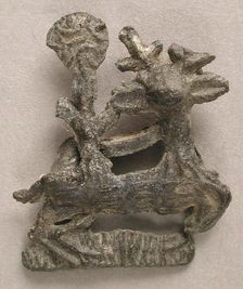 Badge with Richard II, British, 14th century. Creator: Unknown