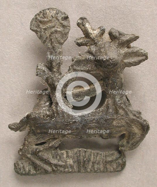 Badge with Richard II, British, 14th century. Creator: Unknown.