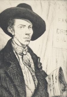 Badger Moody, 1922. Creator: CRW Nevinson