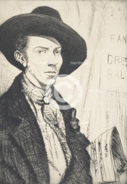 Badger Moody, 1922. Creator: CRW Nevinson.