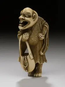 Badger Disguised as Priest, early 19th century. Creator: Masakazu