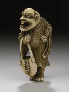 Badger Disguised as Priest, early 19th century. Creator: Masakazu