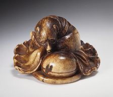 Badger Disguised as Priest, Last half 19th century. Creator: Unknown