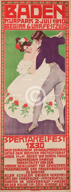 Baden - Spektakelfest 1830, 1910. Creator: Hayd, Karl (1882-1945).