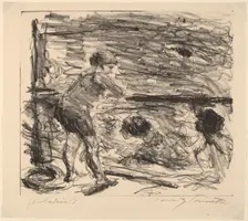 Badeanstalt (The Bath House), 1920. Creator: Lovis Corinth