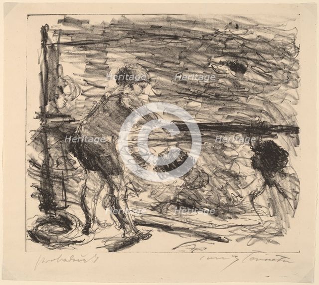 Badeanstalt (The Bath House), 1920. Creator: Lovis Corinth.