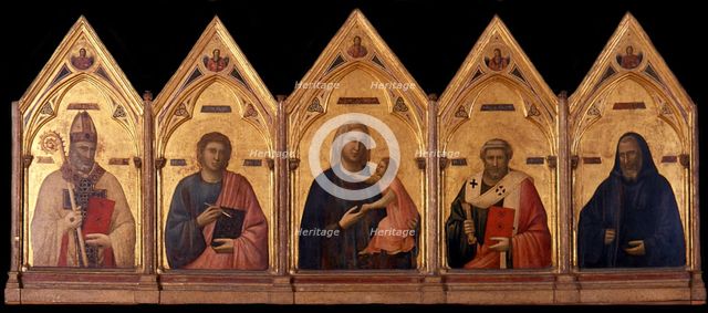 Badia Polyptych, ca 1301-1302. Artist: Giotto di Bondone (1266-1377)