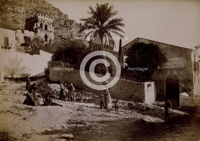 Badia Vecchia colla Palma - Taormina, c1880s. Creator: Giovanni Crupi.