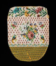 Bag, Mexican, 1830-60. Creator: Unknown