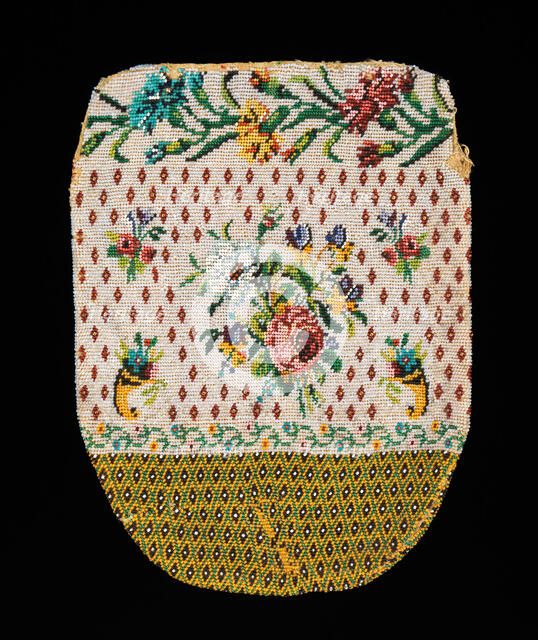 Bag, Mexican, 1830-60. Creator: Unknown.