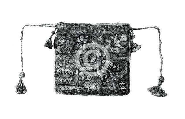 Bag (Needlework), England, 1601/25. Creator: Unknown.