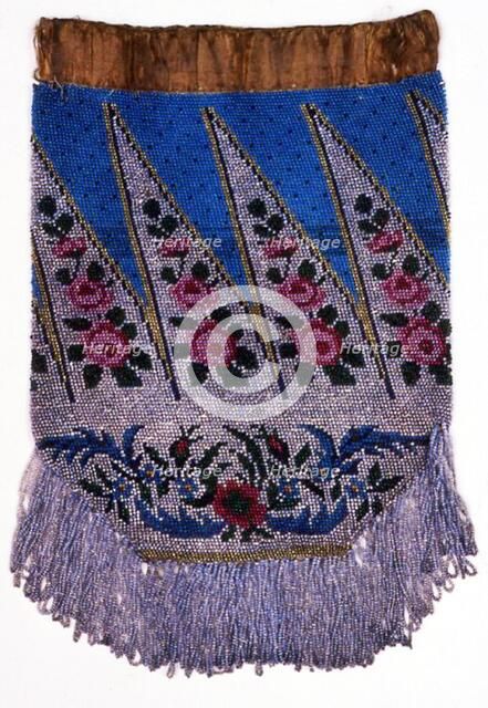 Bag, North America, c. 1839. Creator: Unknown.
