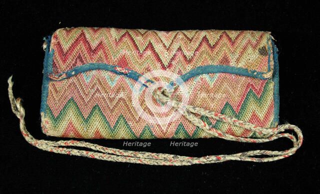 Bag, American, 1775-90. Creator: Unknown.