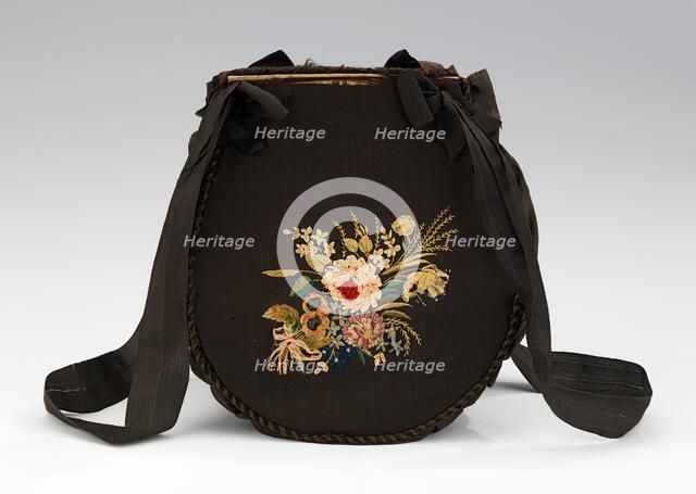 Bag, American, 1790-1810. Creator: Unknown.