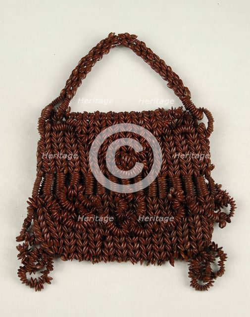 Bag, American, 1830-60. Creator: Unknown.