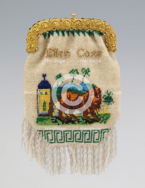 Bag, American, 1838. Creator: Unknown.
